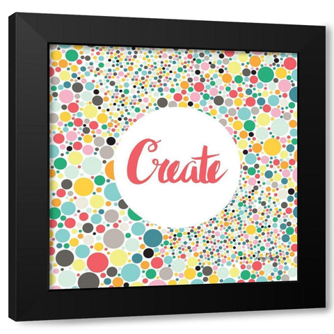 Create Black Modern Wood Framed Art Print with Double Matting by Frazer, Amy