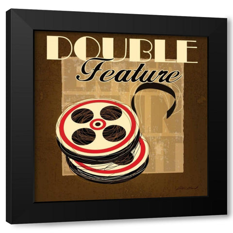 Double Feature Black Modern Wood Framed Art Print with Double Matting by Gamel, Stacy