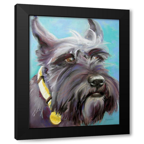 Hunter Black Modern Wood Framed Art Print with Double Matting by Golubski, Becky