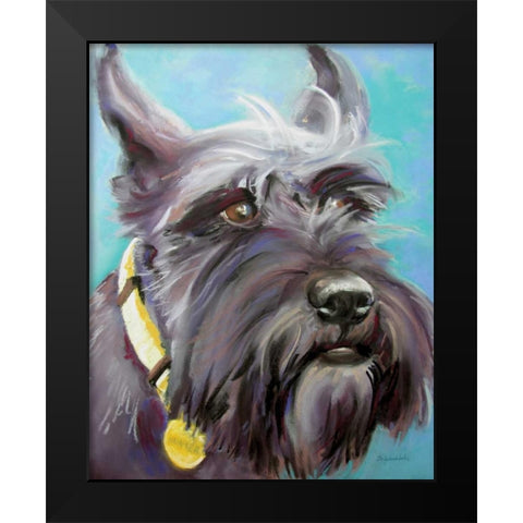 Hunter Black Modern Wood Framed Art Print by Golubski, Becky