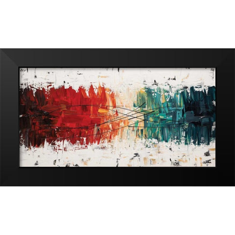 Crystal Clear I Black Modern Wood Framed Art Print by Guedez, Carmen