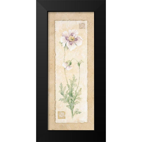 Poppy Black Modern Wood Framed Art Print by Gladding, Pamela