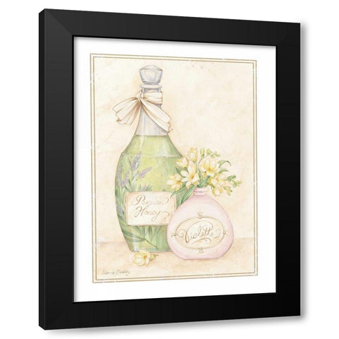 Persian Honey Black Modern Wood Framed Art Print with Double Matting by Gladding, Pamela