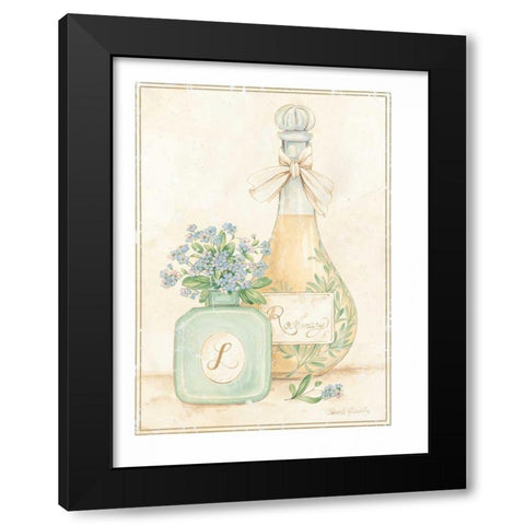 Rosemary Black Modern Wood Framed Art Print with Double Matting by Gladding, Pamela