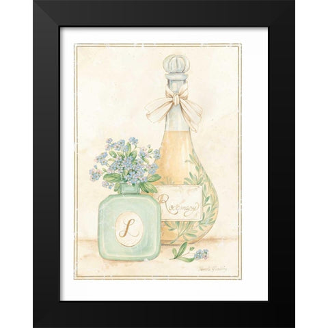 Rosemary Black Modern Wood Framed Art Print by Gladding, Pamela