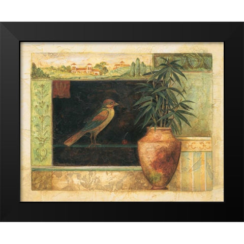 Annabelle Black Modern Wood Framed Art Print by Gladding, Pamela