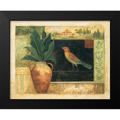 Chauncy Black Modern Wood Framed Art Print by Gladding, Pamela