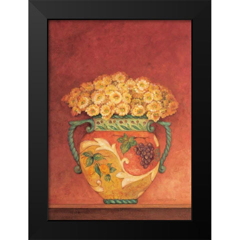 Tuscan Bouquet I Black Modern Wood Framed Art Print by Gladding, Pamela