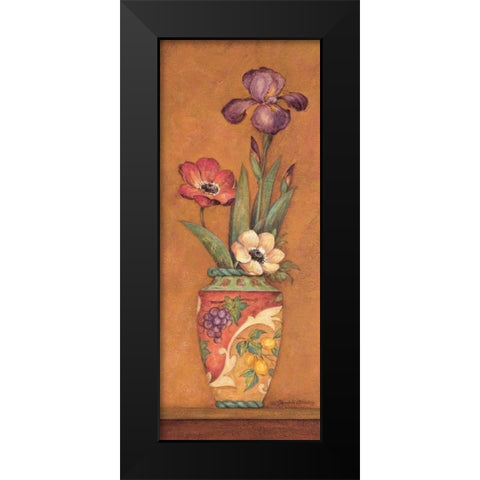 Pavan III Black Modern Wood Framed Art Print by Gladding, Pamela