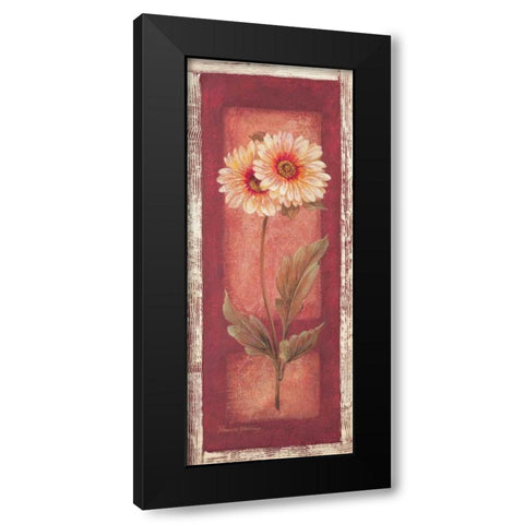Red Door Gaillardia Black Modern Wood Framed Art Print with Double Matting by Gladding, Pamela