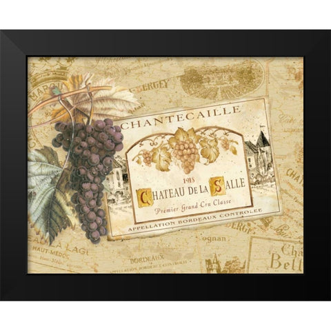 Chantecaille Black Modern Wood Framed Art Print by Gladding, Pamela