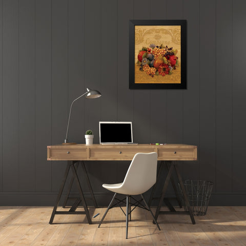 Compagna Black Modern Wood Framed Art Print by Gladding, Pamela