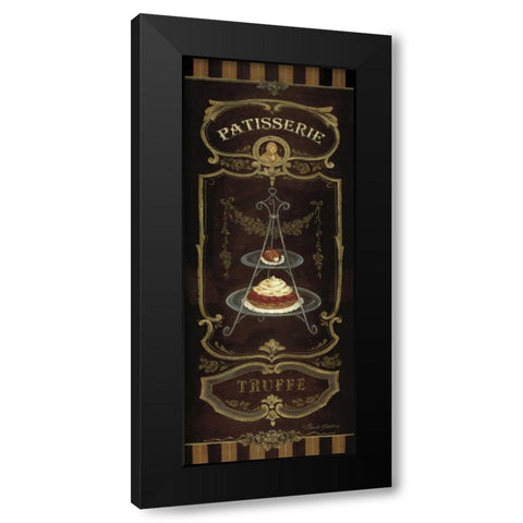 Truffle Black Modern Wood Framed Art Print by Gladding, Pamela