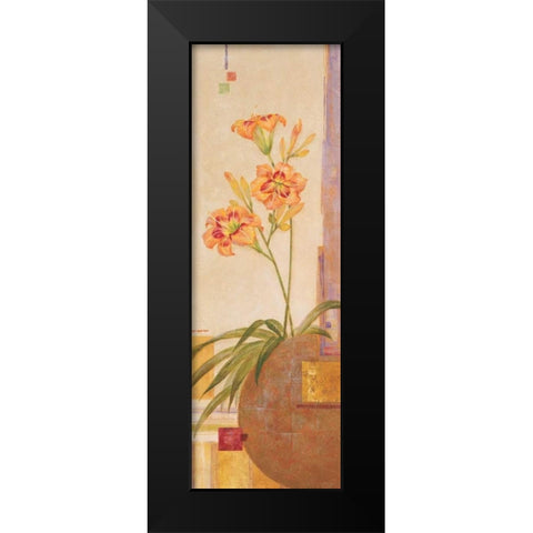 In the Garden I Black Modern Wood Framed Art Print by Gladding, Pamela