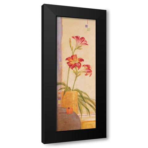 In the Garden II Black Modern Wood Framed Art Print with Double Matting by Gladding, Pamela