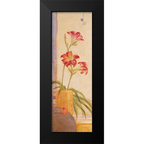 In the Garden II Black Modern Wood Framed Art Print by Gladding, Pamela
