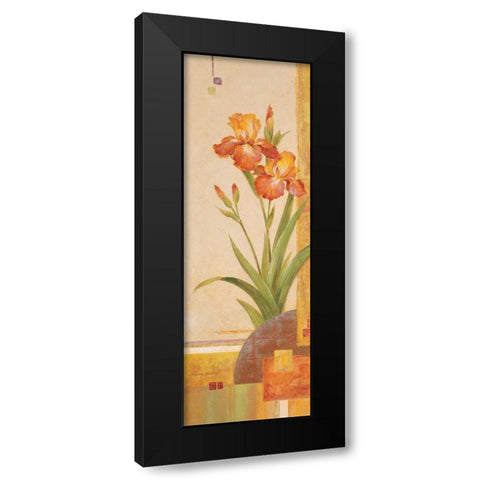 In the Garden III Black Modern Wood Framed Art Print with Double Matting by Gladding, Pamela