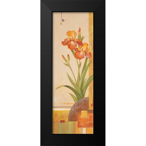 In the Garden III Black Modern Wood Framed Art Print by Gladding, Pamela