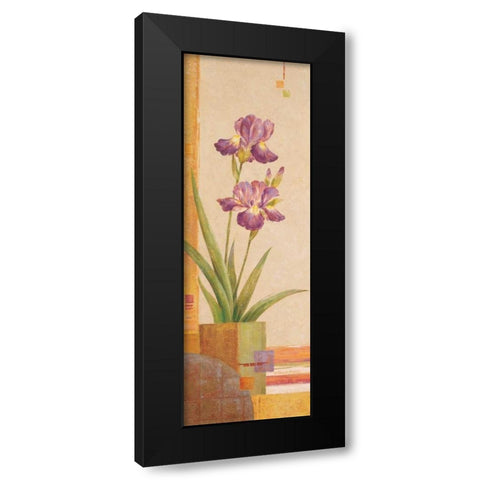 In the Garden IV Black Modern Wood Framed Art Print with Double Matting by Gladding, Pamela