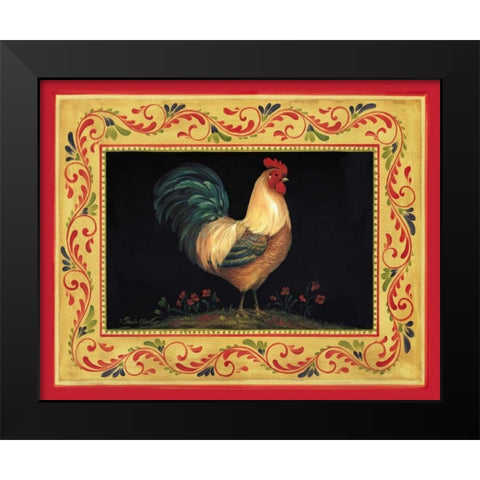 Francesco Black Modern Wood Framed Art Print by Gladding, Pamela