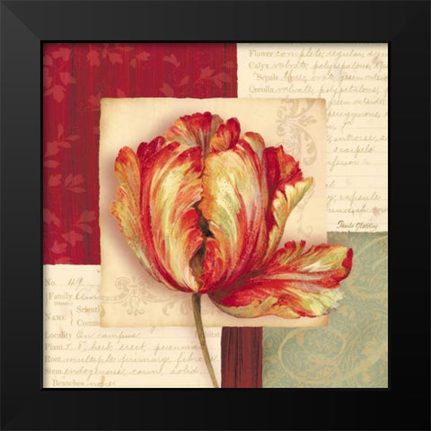 Bella Donna I Black Modern Wood Framed Art Print by Gladding, Pamela