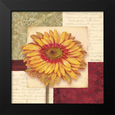 Bella Donna III Black Modern Wood Framed Art Print by Gladding, Pamela
