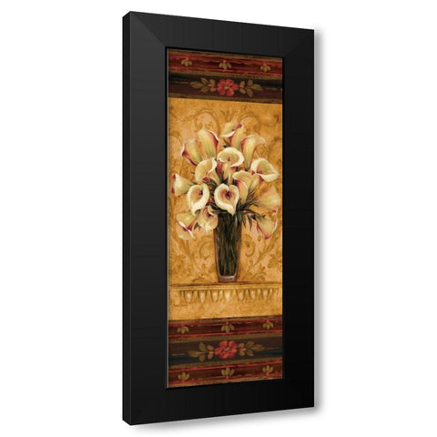 View from Pompeii Panel I Black Modern Wood Framed Art Print with Double Matting by Gladding, Pamela