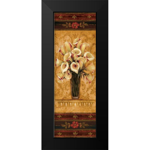 View from Pompeii Panel I Black Modern Wood Framed Art Print by Gladding, Pamela