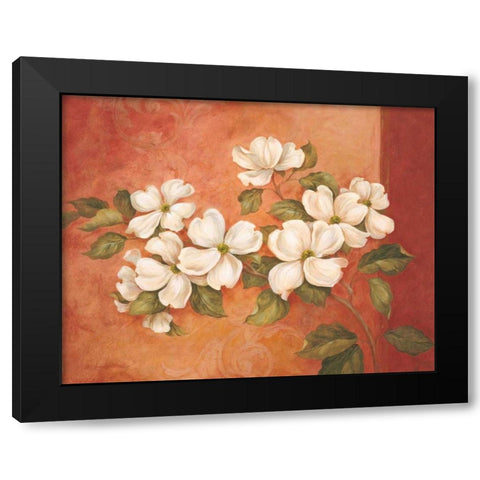 Dogwoods Black Modern Wood Framed Art Print with Double Matting by Gladding, Pamela
