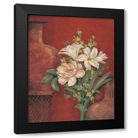 Venetian Chinois II Black Modern Wood Framed Art Print with Double Matting by Gladding, Pamela