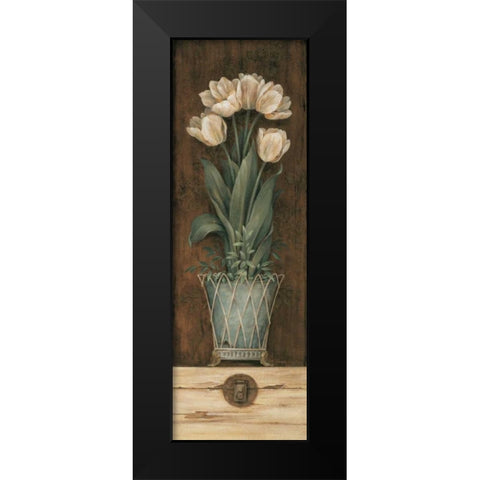 Petit Jardin II Black Modern Wood Framed Art Print by Gladding, Pamela