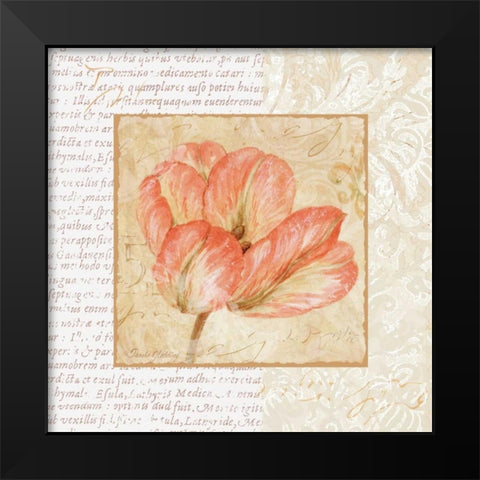 Le Jardin I Black Modern Wood Framed Art Print by Gladding, Pamela