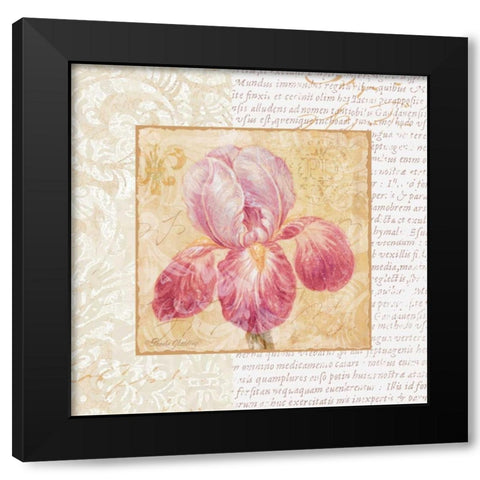 Le Jardin II Black Modern Wood Framed Art Print with Double Matting by Gladding, Pamela