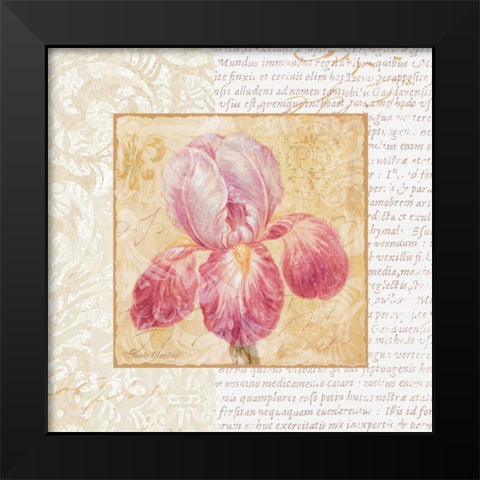 Le Jardin II Black Modern Wood Framed Art Print by Gladding, Pamela