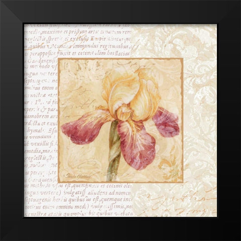 Le Jardin III Black Modern Wood Framed Art Print by Gladding, Pamela