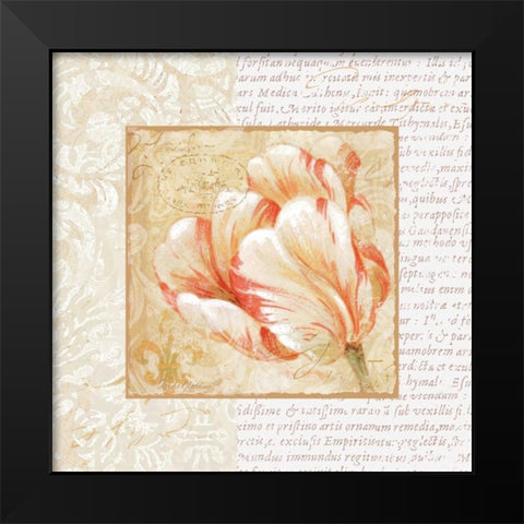 Le Jardin IV Black Modern Wood Framed Art Print by Gladding, Pamela