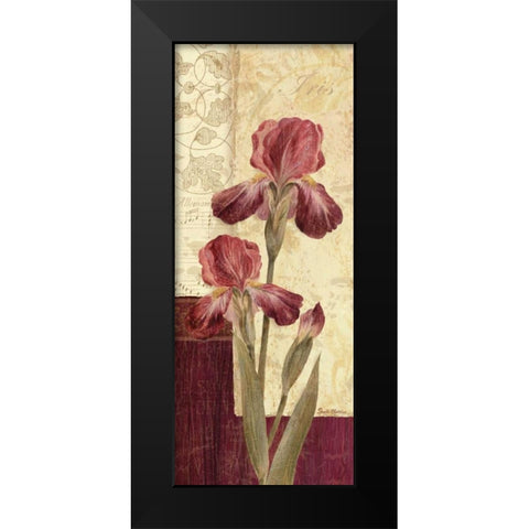 Quattro Sonata III Black Modern Wood Framed Art Print by Gladding, Pamela