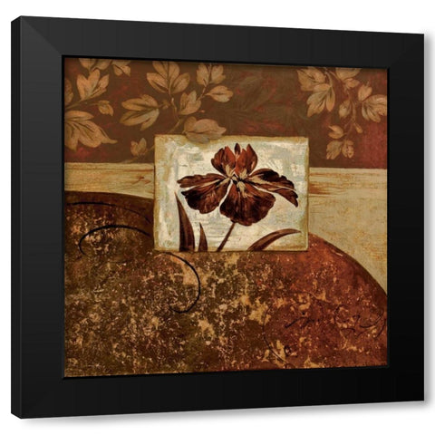 At Waters Edge II Black Modern Wood Framed Art Print with Double Matting by Gladding, Pamela