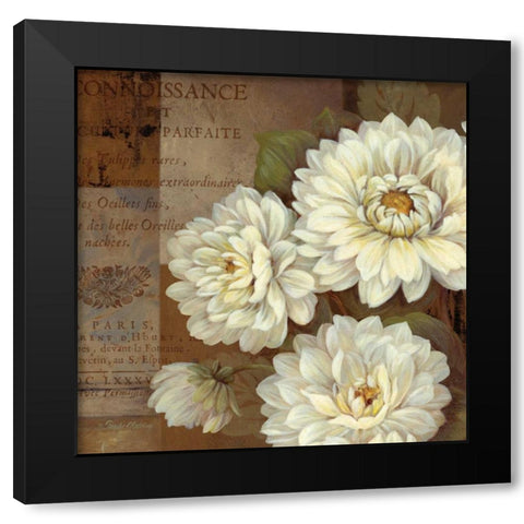 Patina Dahlia Black Modern Wood Framed Art Print by Gladding, Pamela