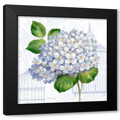 Hydrangea Cages II Black Modern Wood Framed Art Print with Double Matting by Gladding, Pamela