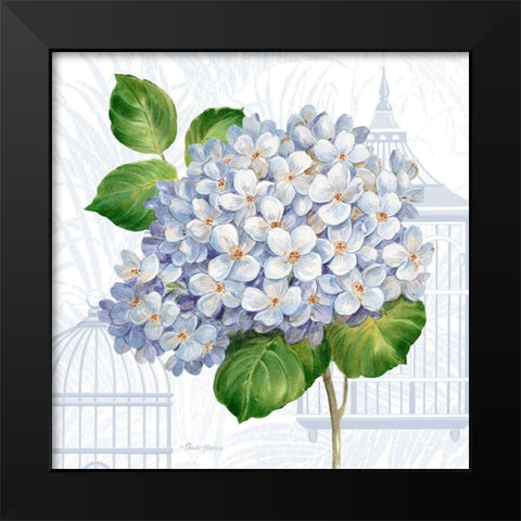 Hydrangea Cages II Black Modern Wood Framed Art Print by Gladding, Pamela