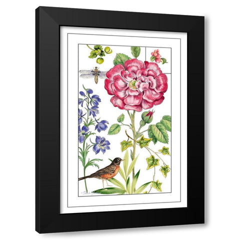 Print Botanical IV Black Modern Wood Framed Art Print by Gladding, Pamela
