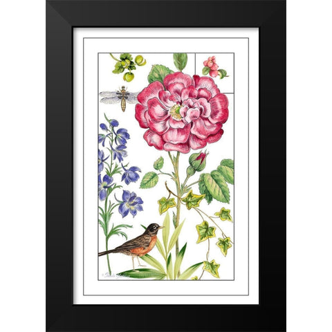 Print Botanical IV Black Modern Wood Framed Art Print by Gladding, Pamela