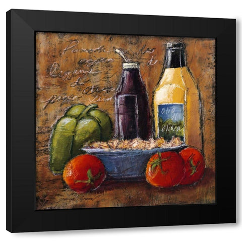 Rustic Kitchen IV Black Modern Wood Framed Art Print by Gamel, Tara