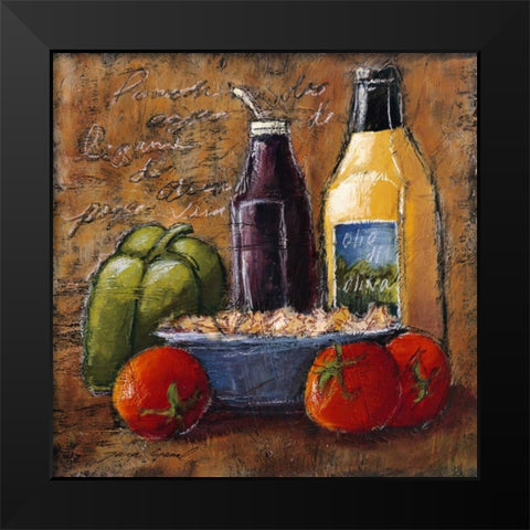 Rustic Kitchen IV Black Modern Wood Framed Art Print by Gamel, Tara