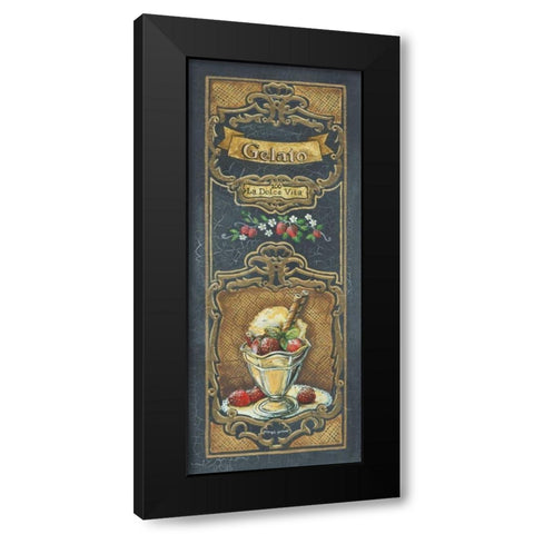 Gelato Black Modern Wood Framed Art Print with Double Matting by Gorham, Gregory