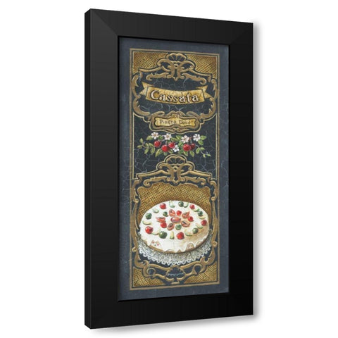Cassata Black Modern Wood Framed Art Print with Double Matting by Gorham, Gregory