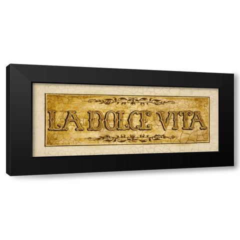 Dolce Black Modern Wood Framed Art Print with Double Matting by Gorham, Gregory