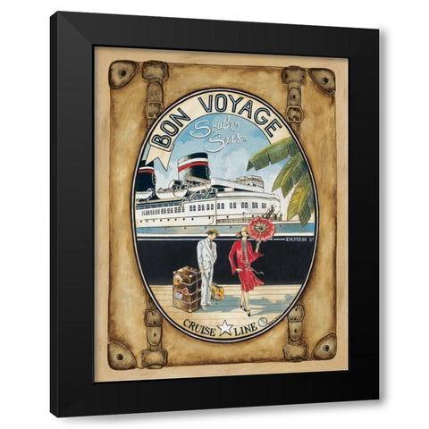 Empress Star Black Modern Wood Framed Art Print with Double Matting by Gorham, Gregory