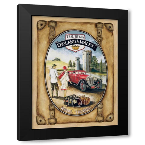 Royal Touring Black Modern Wood Framed Art Print by Gorham, Gregory